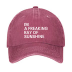 I'm A Freaking Ray Of Sunshine Hat