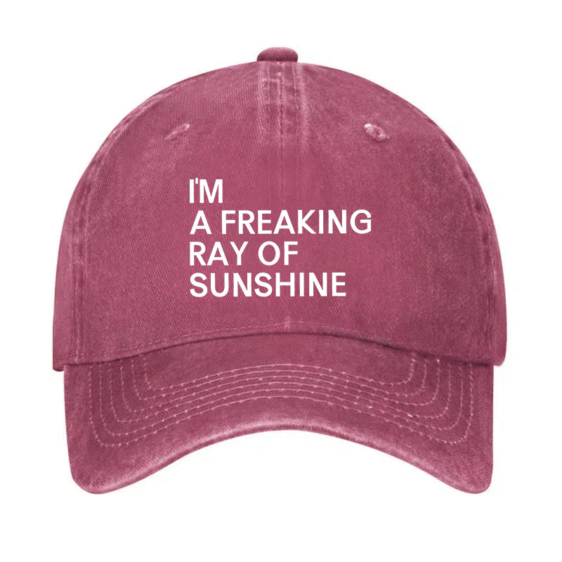 I'm A Freaking Ray Of Sunshine Hat
