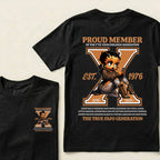Custom EST.Year Proud Member Of The Fuck Your Feelings Generation X Betty Boop Graphic T‑Shirt