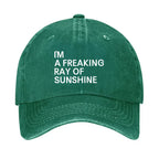 I'm A Freaking Ray Of Sunshine Hat