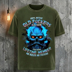 100% Bitter Old Fuckers Club Still Kicking Lifetime Member No Rules No Filters T-Shirt