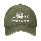 Forklift Certified Funny Hat