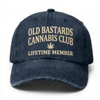 Old Bastards Cannabis Club Lifetime Member Embroidered Cap