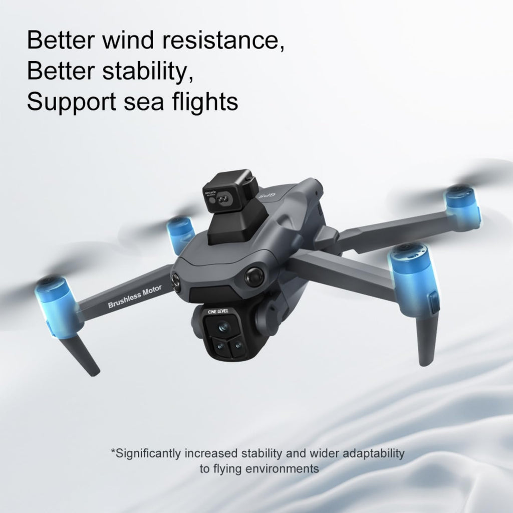 V918 Drones with Camera for Adults 4K, Under 249g Foldable Quadcopter, 8k Camera Drone with large screen controler and GPS Auto Return, Follow Me, Easy for Beginners,3 batteries