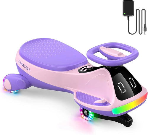 🎉LAST DAY – 50% Off!⏰️  12V Electric Wiggle Car for Kids 3+ | Pedal & Rechargeable Ride-On Toy