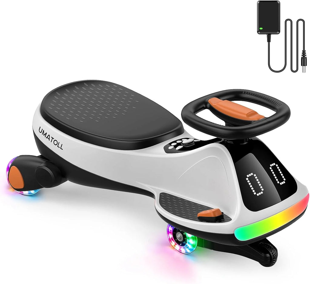🎉LAST DAY – 50% Off!⏰️  12V Electric Wiggle Car for Kids 3+ | Pedal & Rechargeable Ride-On Toy