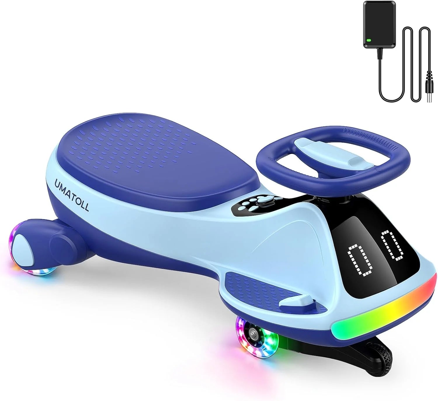 🎉LAST DAY – 50% Off!⏰️  12V Electric Wiggle Car for Kids 3+ | Pedal & Rechargeable Ride-On Toy