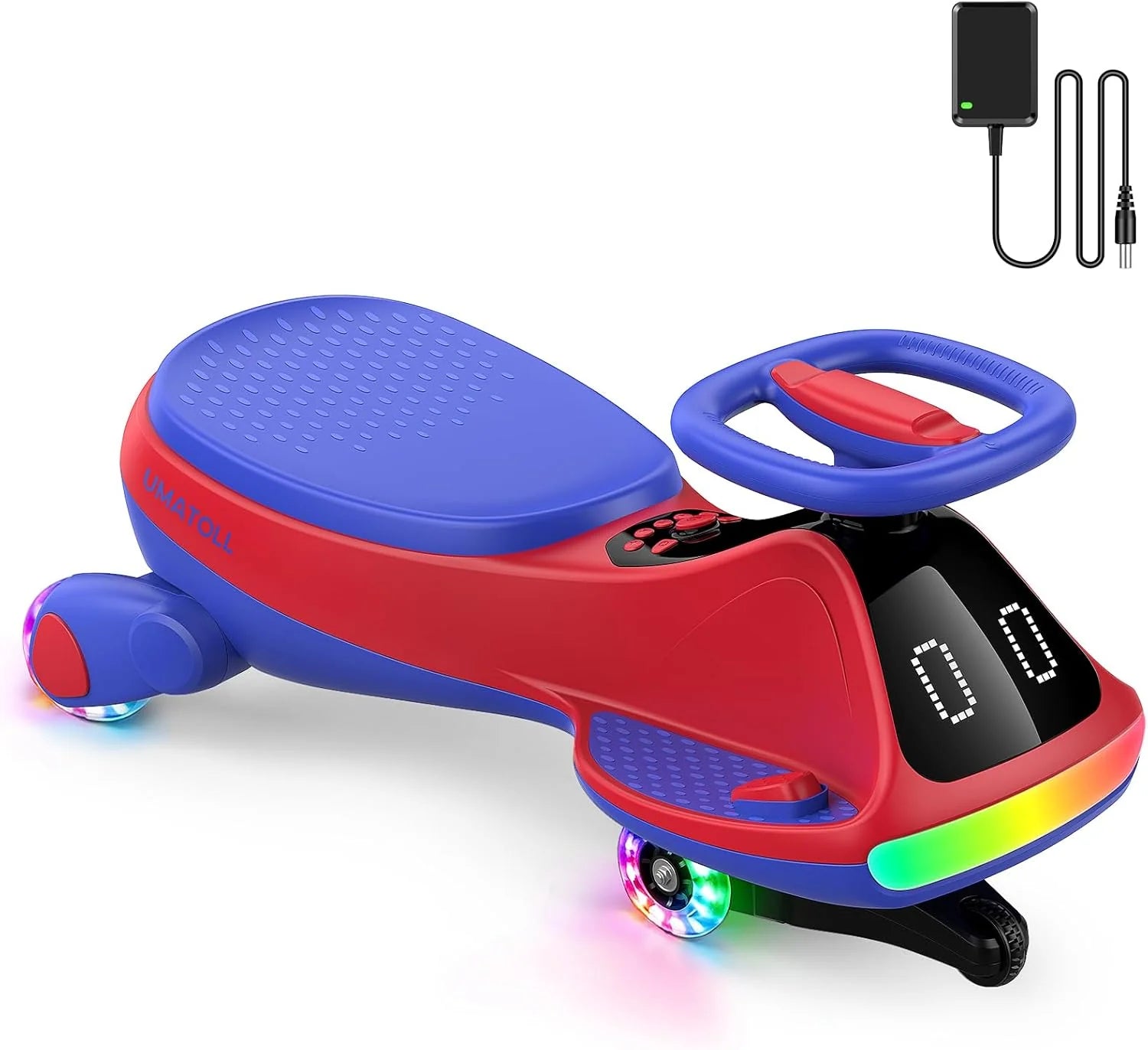 🎉LAST DAY – 50% Off!⏰️  12V Electric Wiggle Car for Kids 3+ | Pedal & Rechargeable Ride-On Toy
