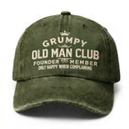 Grumpy Old Man Club Embroidery Cap