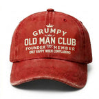 Grumpy Old Man Club Embroidery Cap