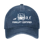 Forklift Certified Funny Hat