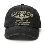 Old Fuckers Club Lifetime Member Embroidery Cap