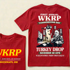 First Annual Wkrp Thanksgiving Day Turkey Drop November 22 1978 As God Is My Witness I Thought Turkeys Could Fly Graphic T‑Shirt