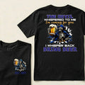 Custom EST.Year The Devil Whispered To Me I'm Coming For You I Whisper Back Bring Beer T-Shirts