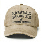 Old Bastards Cannabis Club Lifetime Member Embroidered Cap