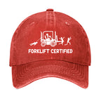 Forklift Certified Funny Hat