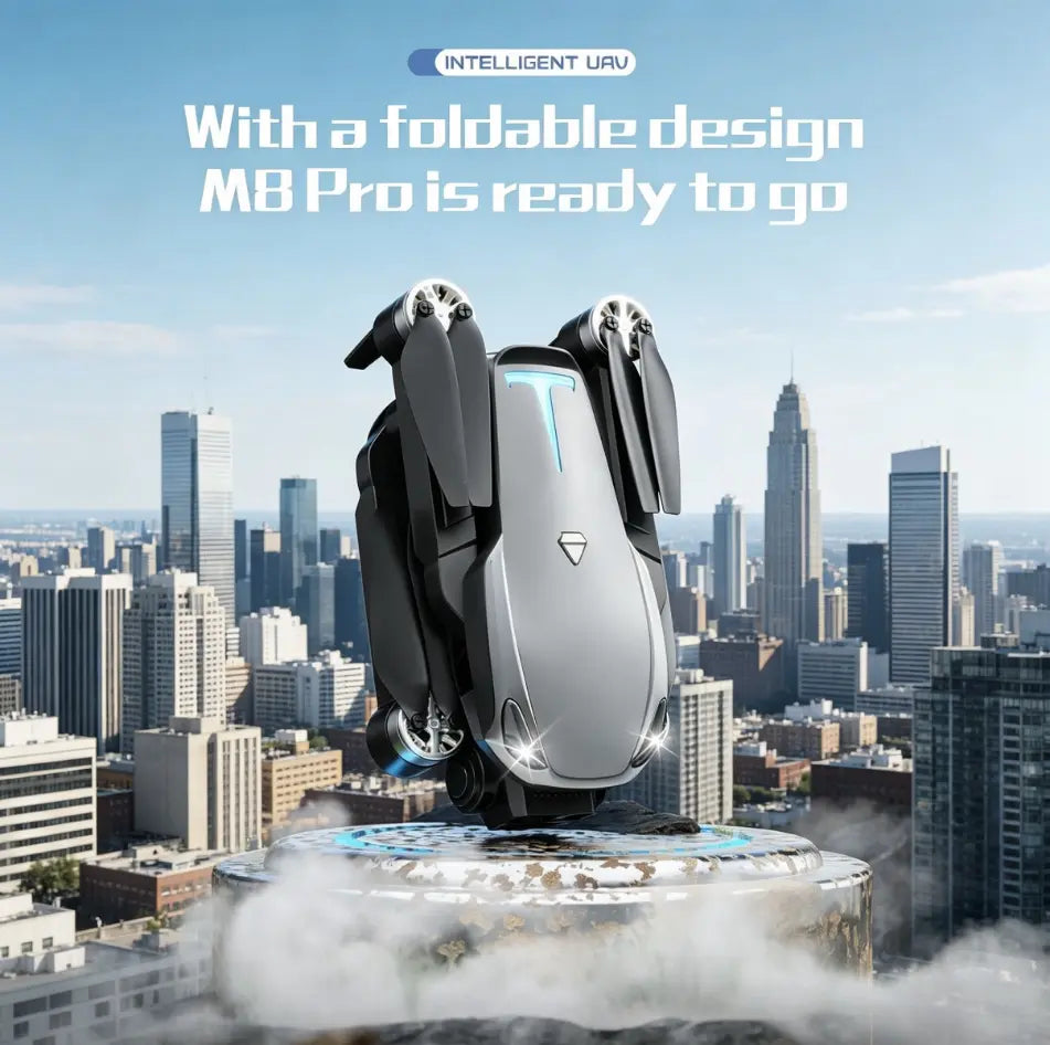 Aerial Drone M8 Pro 2026 - GPS Positioning, 4K UHD EISCamera