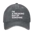 I'm A Freaking Ray Of Sunshine Hat