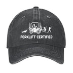 Forklift Certified Funny Hat