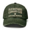 Old Bastards Cannabis Club Lifetime Member Embroidered Cap