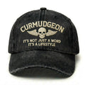 Curmudgeon It's Not Just A Word Embroidery Cap