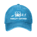 Forklift Certified Funny Hat