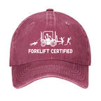 Forklift Certified Funny Hat