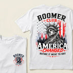 Custom EST.Year Boomer Club America Changed Before It Went To Shit T-Shirt