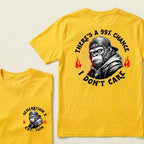 Custom EST.Year There's A 99% Chance I Don't Care Generation X Graphic T-Shirt