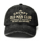 Grumpy Old Man Club Embroidery Cap