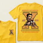 Custom EST.Year Proud Member Of The Fuck Your Feelings Generation X Betty Boop Graphic T‑Shirt