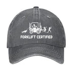 Forklift Certified Funny Hat