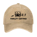 Forklift Certified Funny Hat