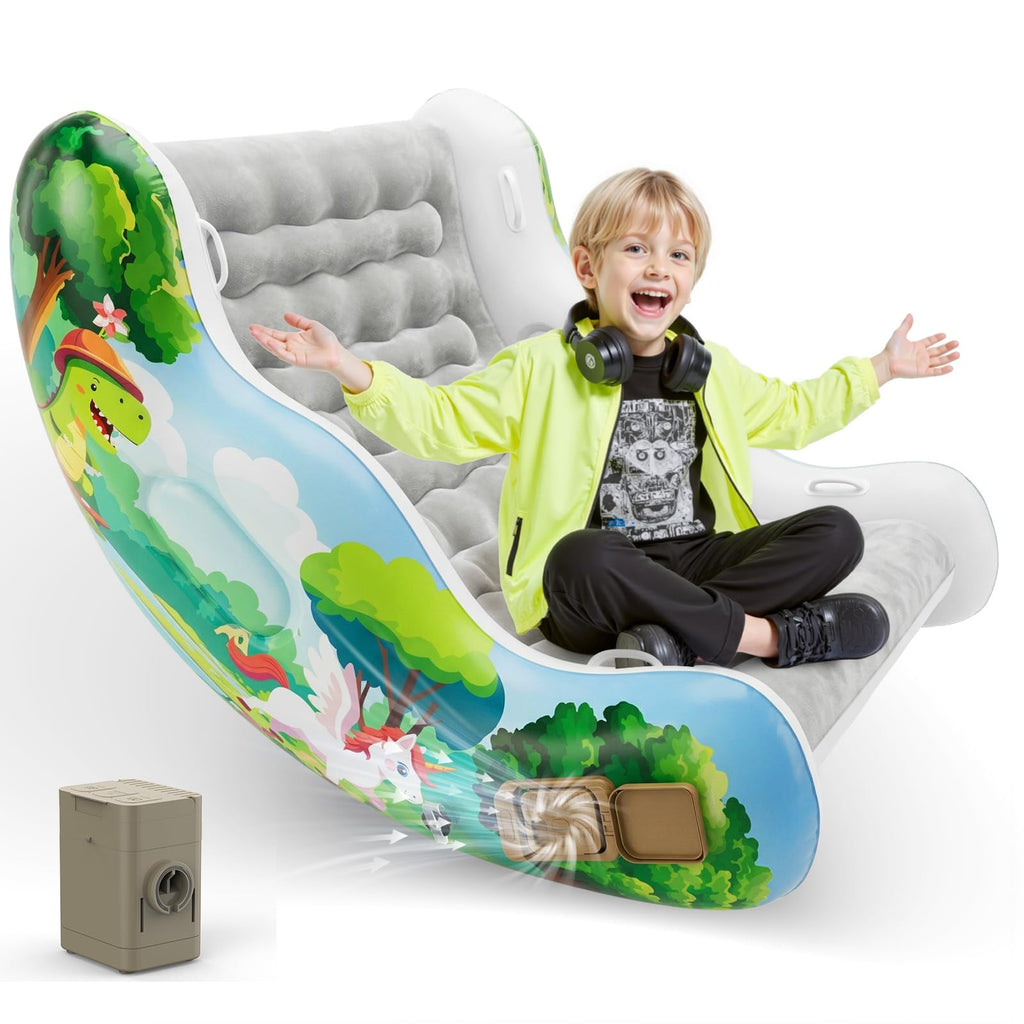 Inflatable Rocking Sensory Chair for Kids - Cloud Rocker for Autism & ADHD Support ☁️🧘‍♂️