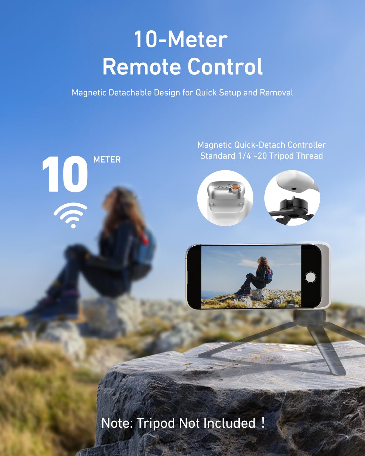 Magnetic Phone Camera Grip & LED Selfie Light Bundle 📸✨
